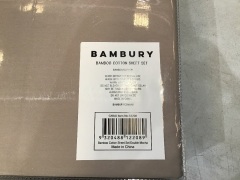 Bambury Bamboo Cotton Sheet Set Double Mocha C20BCSSDMOC 2447 - 3