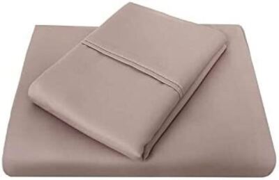 Bambury Bamboo Cotton Sheet Set Double Mocha C20BCSSDMOC 2447