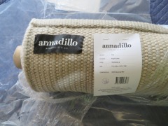 Armadillo Floor Rug, Design Tide, Colour: Fog & Linen - 2