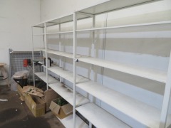 5 x 6 Tier Storage Racks, Metal & Timber, Adjustable Shelves - 2