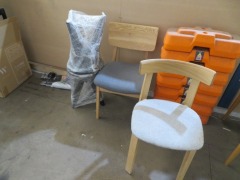 8 x Assorted Chairs, 2 Stools (Some needing repairs, Condition Unknown) - 2