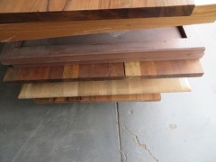 Quantity of assorted Timber Table Tops & assorted Frames - 3