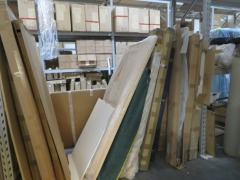 8 x Assorted Table Tops & Bed Components.