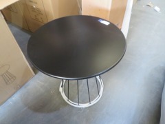 Black Resonate Table Base & Top (MAD G25T) - 3