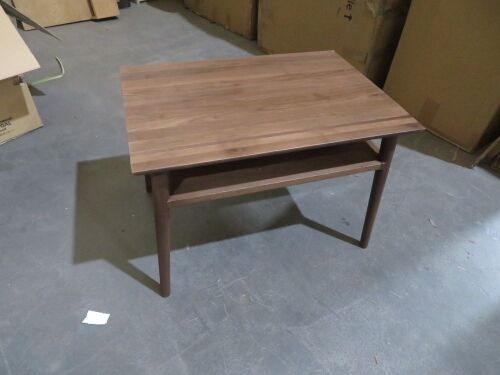 Vintage Side Table, Dark Timber Finish, 600 x 400 x 430m H approx