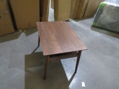 Vintage Side Table, Dark Timber Finish, 600 x 400 x 430m H approx - 2