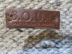 Soul Floor Rug, F Pave Grey, 2000 x 3000mm - 2