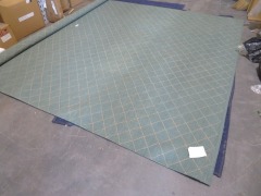 Armadillo Floor Rug, Design Twine, Colour: Turquoise & Granite - 2