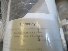Roll Armadillo Underlay for Rugs, 2500 x 3500mm - 2