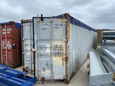 40' Modified Open Top Shipping Container - CPIU 190466.4