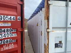 40' Modified Open Top Shipping Container - DDOU 495959.3 - 3