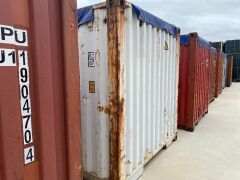 40' Modified Open Top Shipping Container - DDOU 495959.3 - 5