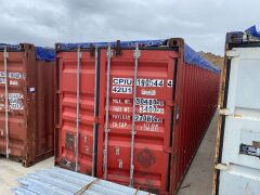40' Modified Open Top Shipping Container - CPIU 190544.4