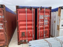 40' Modified Open Top Shipping Container - CPIU 190544.4 - 3
