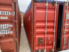 40' Modified Open Top Shipping Container - CPIU 190544.4 - 4