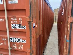 40' Modified Open Top Shipping Container - CPIU 190547.0 - 3