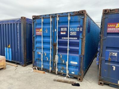 40' Modified Modified Open Top Shipping Container - LGEU 542104.3