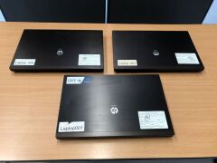 Quantity of 3 x Hp Probook 4720s Laptops - 3