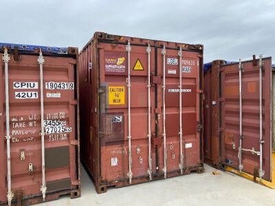 40' Modified Modified Open Top Shipping Container LGEU 909631.6