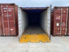 40' Modified Open Top Shipping Container CPIU 190472.5 - 2