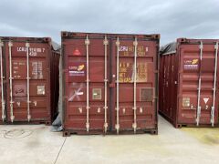 40' Open Top Shipping Container LCRU 601457.6 *RESERVE MET* - 2