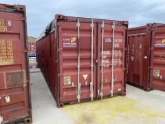 40' Open Top Shipping Container LCRU 741309.8 *RESERVE MET*
