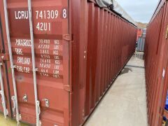 40' Open Top Shipping Container LCRU 741309.8 *RESERVE MET* - 4