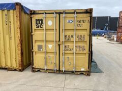 40' Open Top Shipping Container MSC XXXX 452787.1 - 2