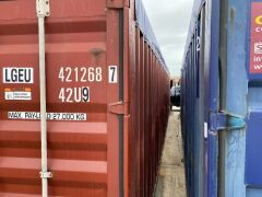 40' Modified Open Top Shipping Container LGEU 41268.7 - 4