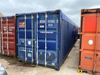 40' Modified Open Top Shipping Container LGEU 459005.4