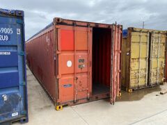 40' Open Top Shipping Container CARU 856359.1 *RESERVE MET*