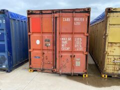 40' Open Top Shipping Container CARU 856359.1 *RESERVE MET* - 2