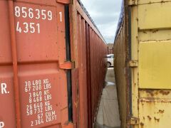 40' Open Top Shipping Container CARU 856359.1 *RESERVE MET* - 3