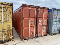 40' Open Top Shipping Container LGEU 856087.0 *RESERVE MET*