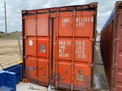 40' Open Top Shipping Container CARU 851263.4 *RESERVE MET* - 2