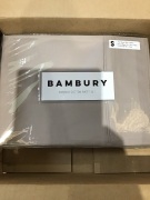 Bambury Bamboo Cotton Sheet Set Single Mocha C20BCSSSMOC 2445 - 2