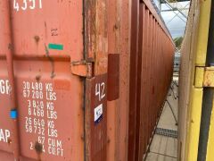 40' Open Top Shipping Container LGEU 856545.0 *RESERVE MET* - 4