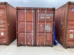 40' Modified Open Top Shipping Container MEBU 190696.8 - 2