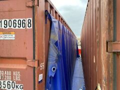40' Modified Open Top Shipping Container MEBU 190696.8 - 4