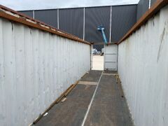 40' Modified Open Top Shipping Container MEBU 190696.8 - 9