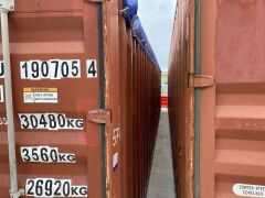 40' Modified Open Top Shipping Container MEBU 190705.4 - 4