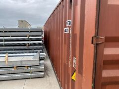 40' Modified Open Top Shipping Container MEBU 190704.9 - 3