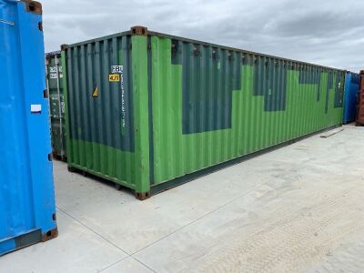 40' Modified Open Top Shipping Container NEBU 190690.5