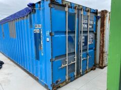 40' Modified Open Top Shipping Container MEBU 190700.7 - 2