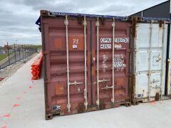 40' Modified Open Top Shipping Container CPIU 190479.3 - 2