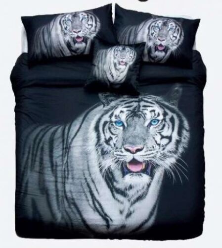 White Tiger Bedroom Bundle Queen 2648