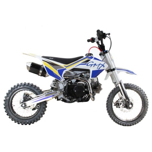 GMX Track 125cc Dirt Bike - Blue/White GMXUP125BLUWHT 7763