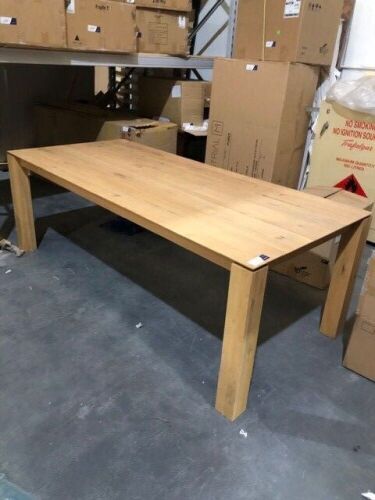 Ethnicraft Oak Table, 2200 x 1000 x 760mm H