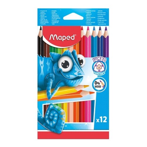12 Packs of 12 Pencils in one box (Maped Pulse Coloured Pencil 0 Wood) 12022