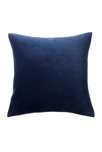 Cotton Velvet Cushion Navy 43x43cm 12338